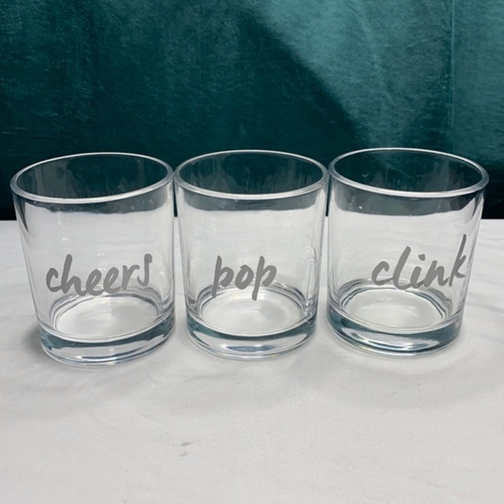 Ulta Beauty‎ gift set of (3) 10 oz cocktail glasses